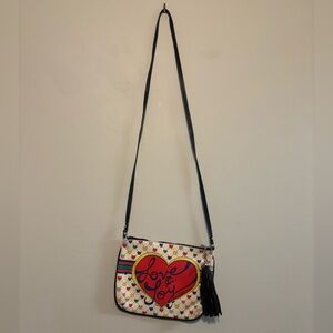 Brighton Love & Joy Heart Crossbody Bag - Multicolor